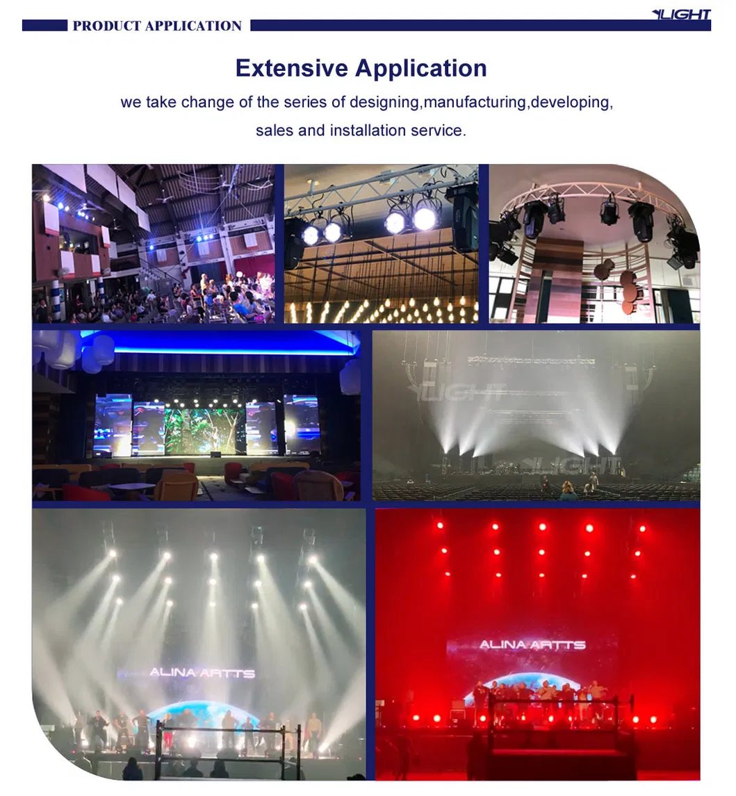 18PCS 15W PAR Light Use Indoor Stage Light Disco Stage Bar with Zoom Function