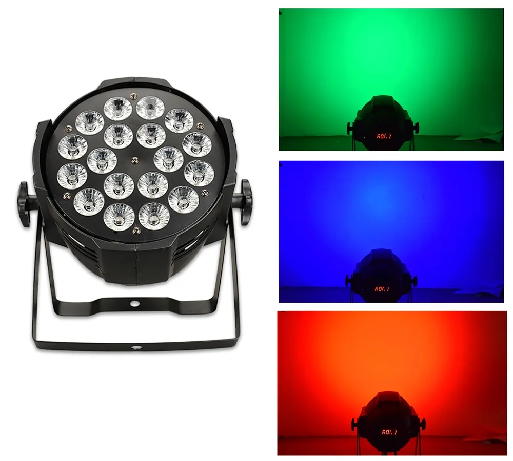 18PCS 15W PAR Light Use Indoor Stage Light Disco Stage Bar with Zoom Function
