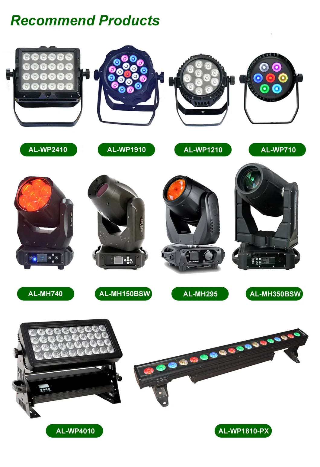 18PCS 15W PAR Light Use Indoor Stage Light Disco Stage Bar with Zoom Function