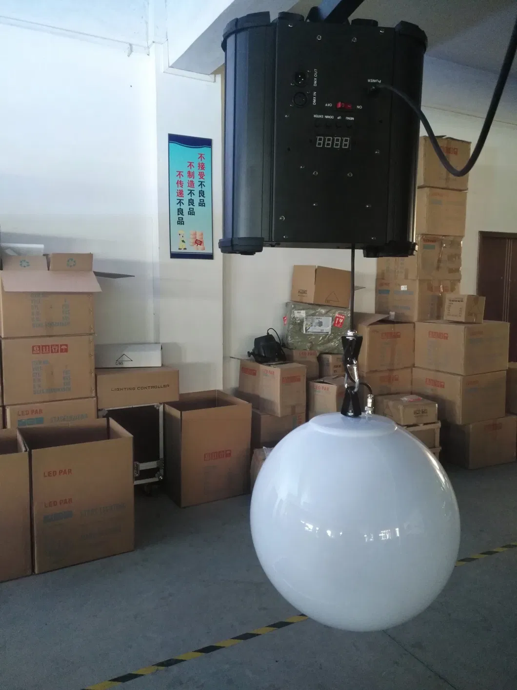Factory Price 4X18W RGBWA+UV LED PAR Light DMX512 WiFi Battery Powered Uplights for Stage Decoration