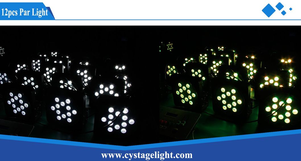 Flat PAR Light 18X3w RGB Colorful Mini Party LED Light