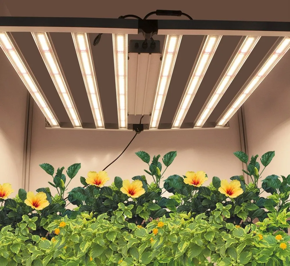 Full Spectrum 1000W Grow Light with UV IR for Greenhouse Hydroponic Indoor Plants Veg and Flower LED Grow Light