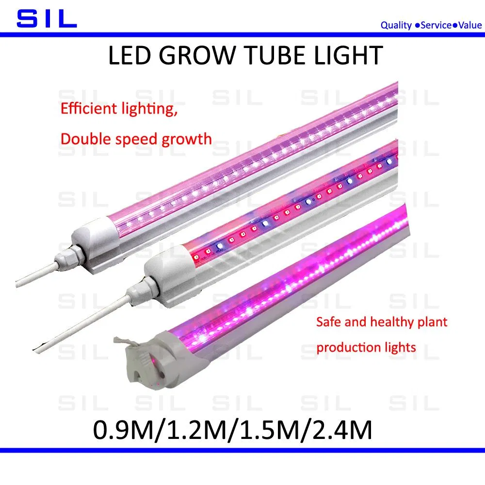 Full Spectrum Red LED Light Hofoled High Ppfd Indoor Plants Dimmable Quantum Board 1.2m LED Grow Light Tube