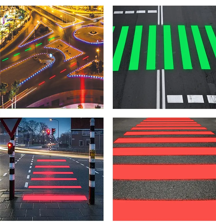 IP67 RGY Smart Pedestrian Traffic Signal LED Zebra Crossing Light