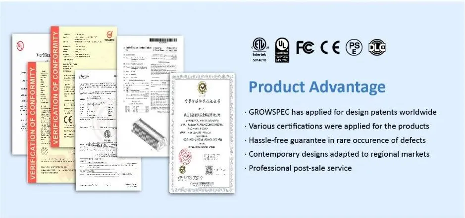 LED Grow Light Indoor Plant Full Spectrum Greenhouse Hydroponic 640W/800W/1000W