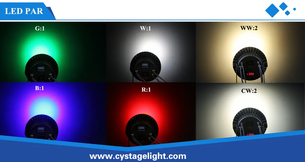 LED Stage Party Lighting 4*50W Wall Washer Machine Ww Cw/RGBW