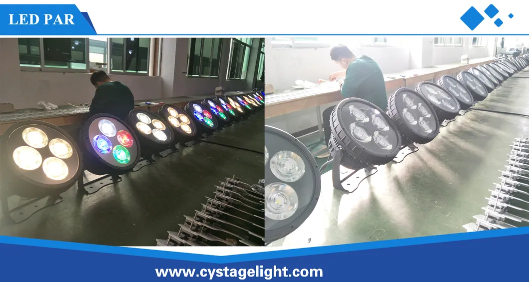 LED Stage Party Lighting 4*50W Wall Washer Machine Ww Cw/RGBW