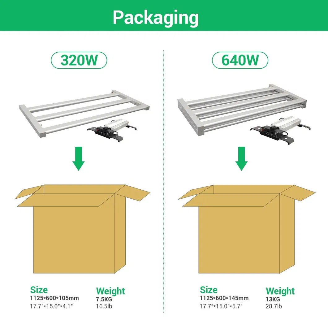 New Arrival Wholesale Indoor High Power 640W LED Growing Light Full Spectrum LED Grow Lights