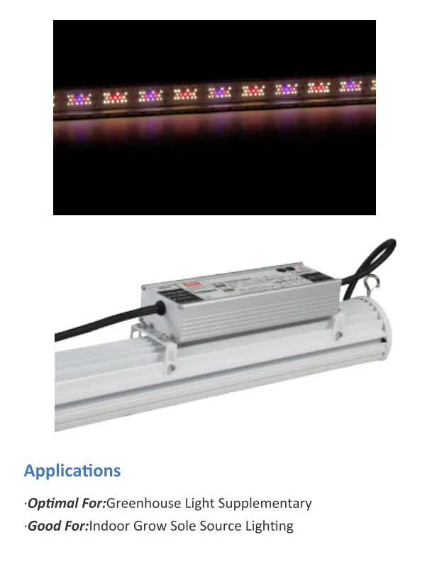 Samsung LED Linear Design LED Grow Light Bar 185W 150W