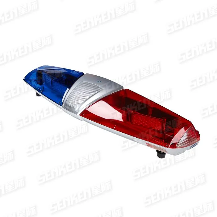 Senken Fierce Siren & Speaker Double Layer LED/Xenon Light Full Bright Police Full-Size Long Light Bar
