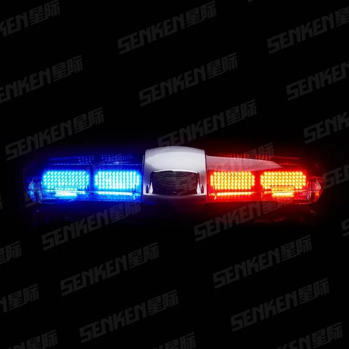 Senken Fierce Siren & Speaker Double Layer LED/Xenon Light Full Bright Police Full-Size Long Light Bar