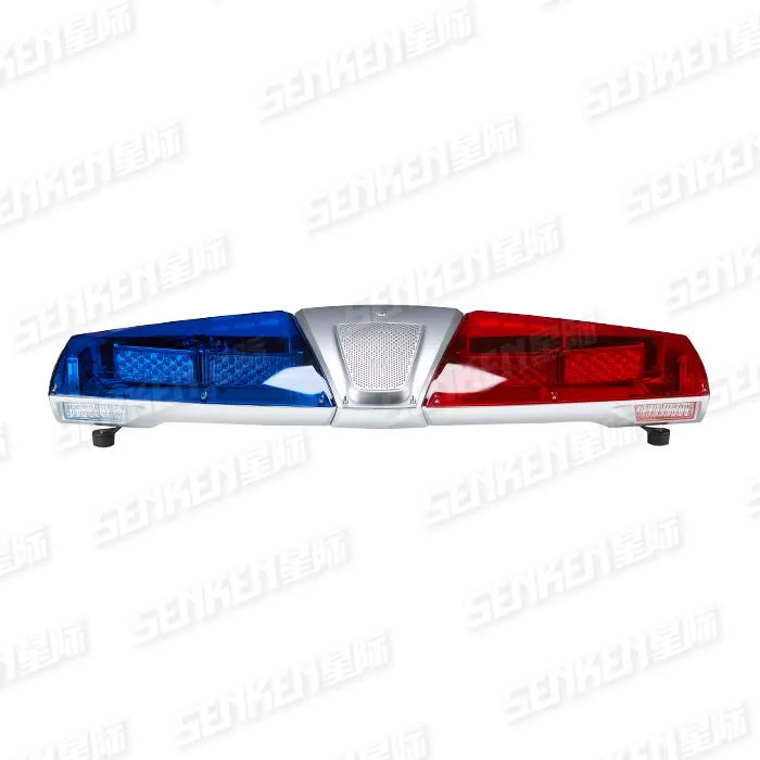 Senken Fierce Siren & Speaker Double Layer LED/Xenon Light Full Bright Police Full-Size Long Light Bar